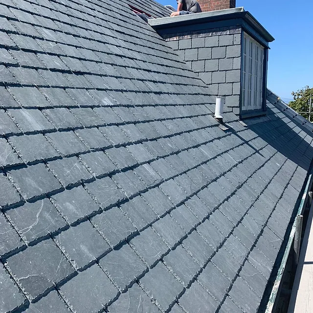 Slate roofing